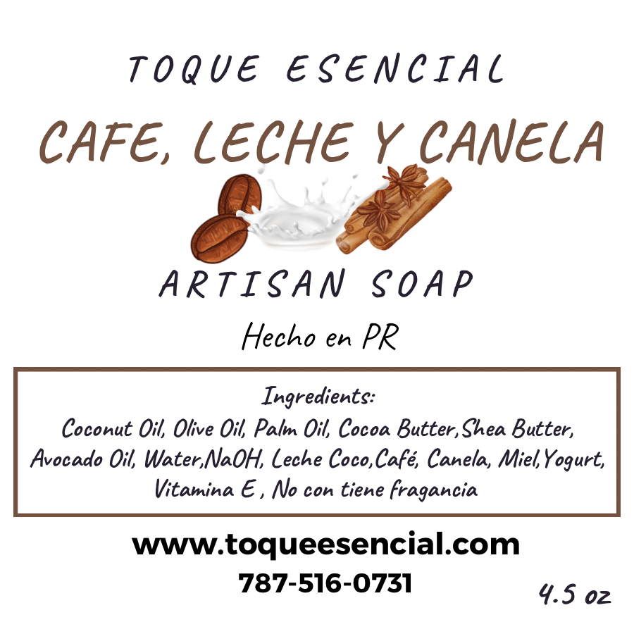 CAFE, LECHE Y CANELA