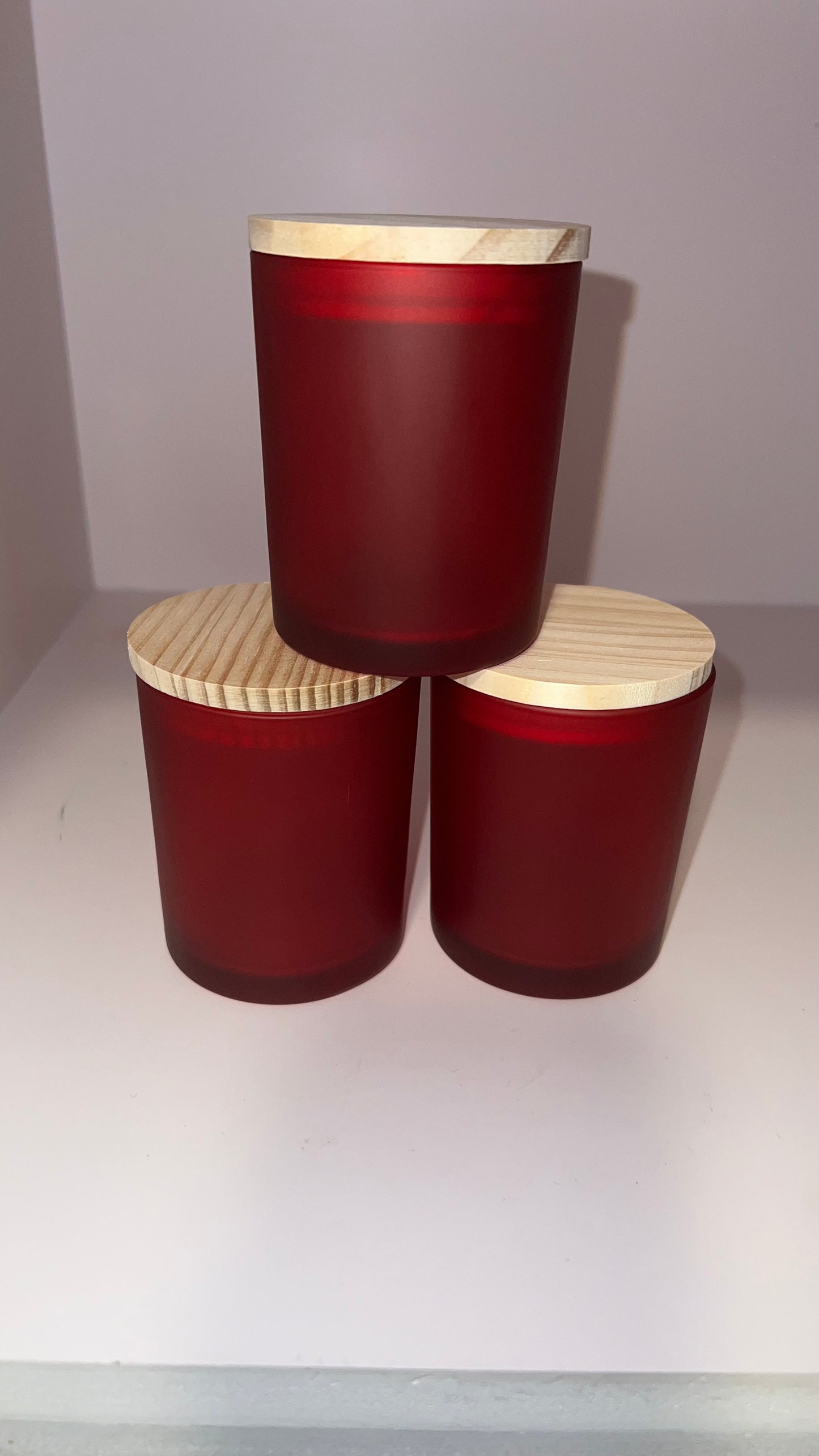 Frascos de 8oz Rojo