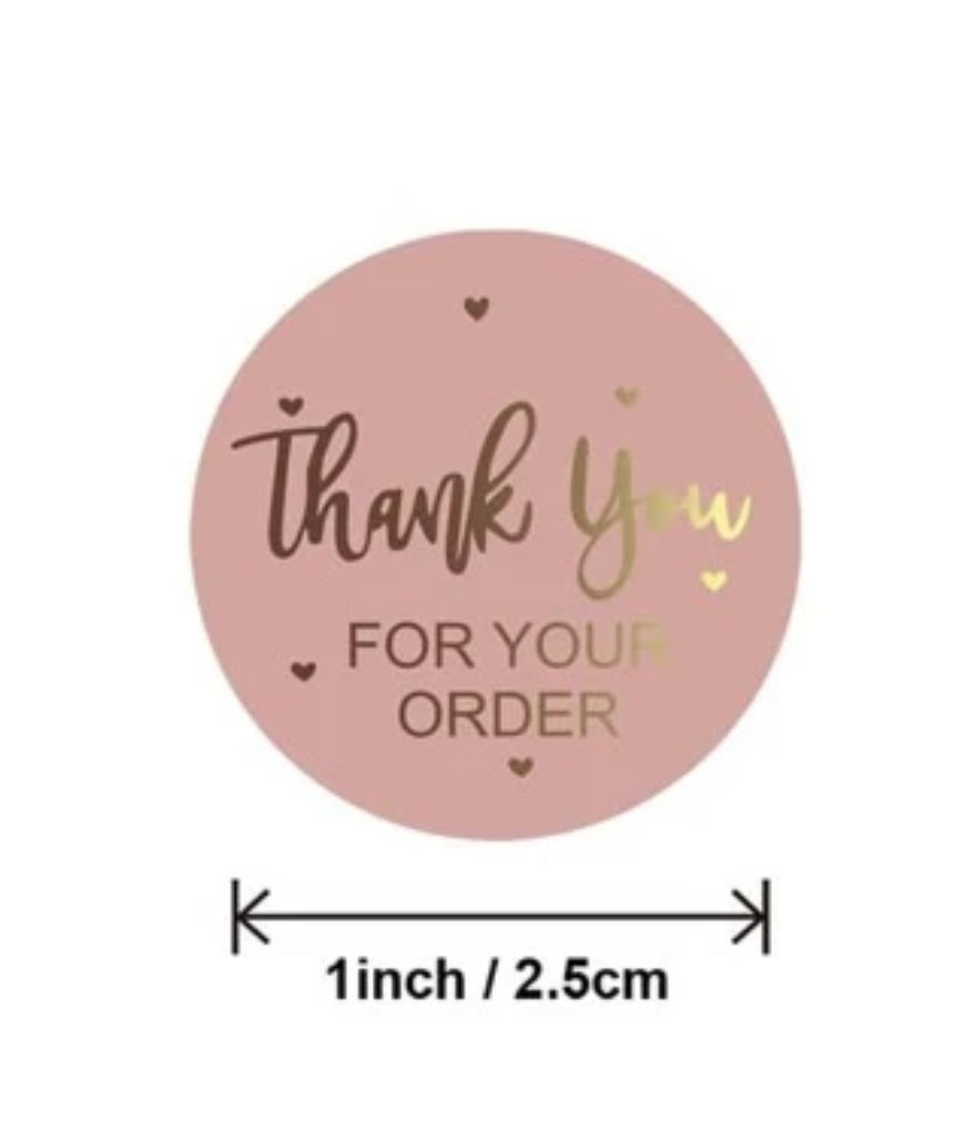 THANK YOU FOR YOU ORDER DE 1” ROSA
