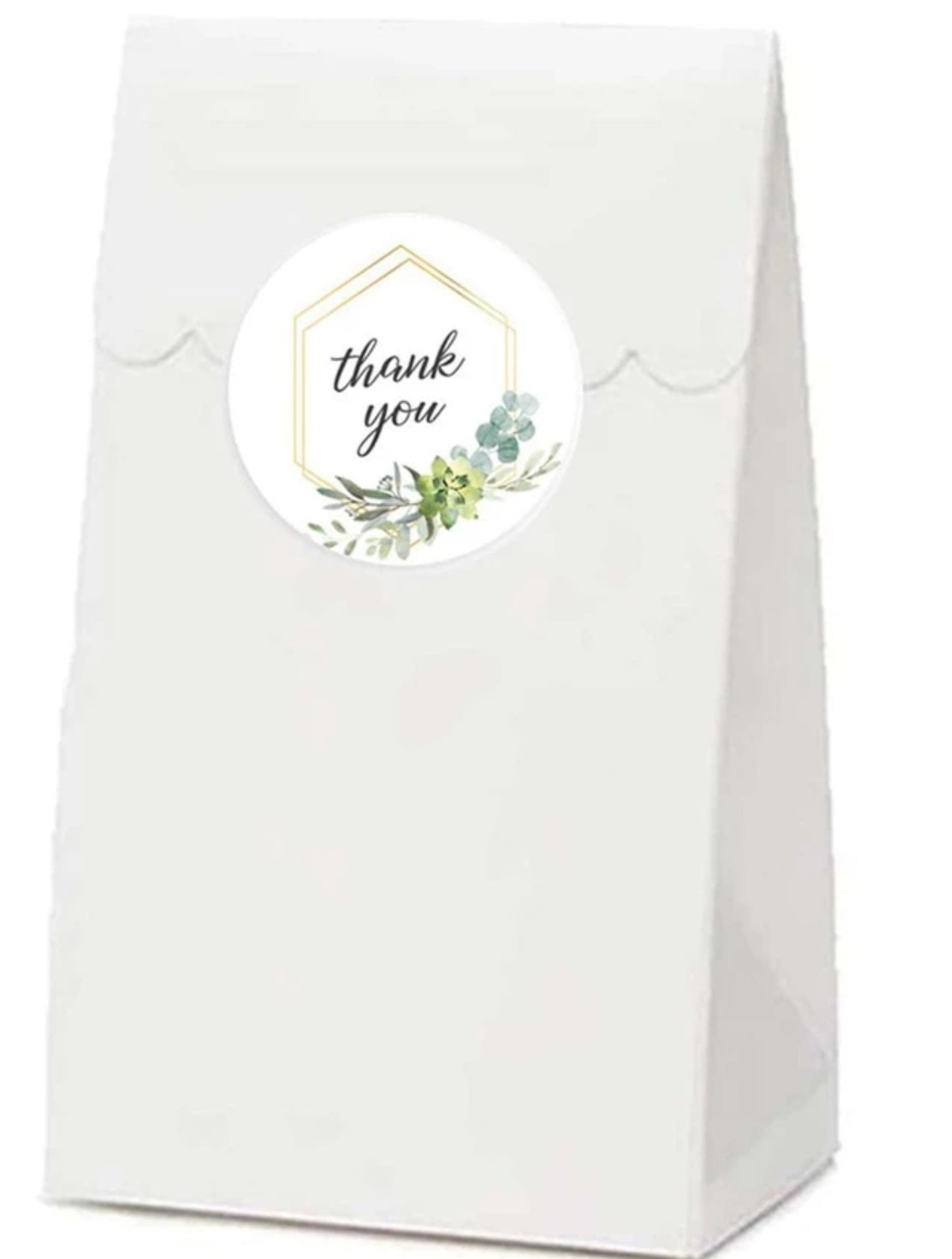 Stickers thank you dear flores de 1”