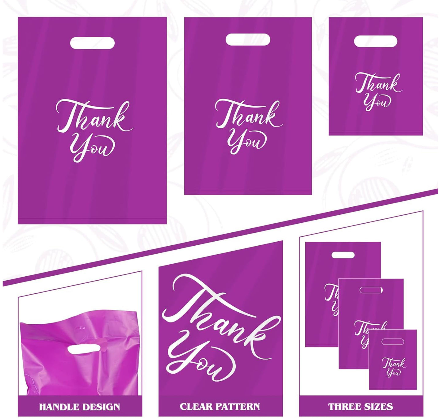 10 Bolsitas Agradecimiento Violeta