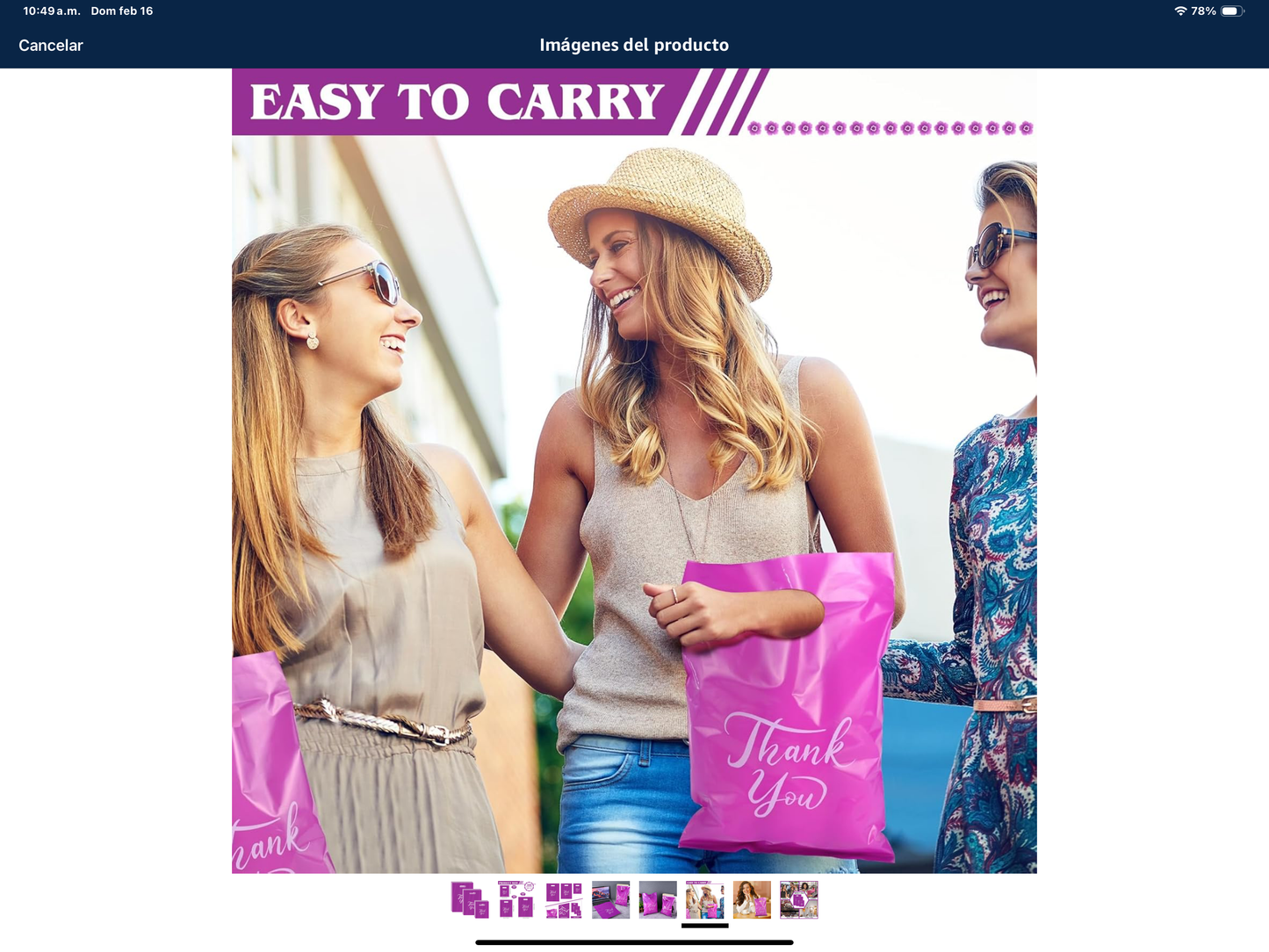 10 Bolsitas Agradecimiento Violeta