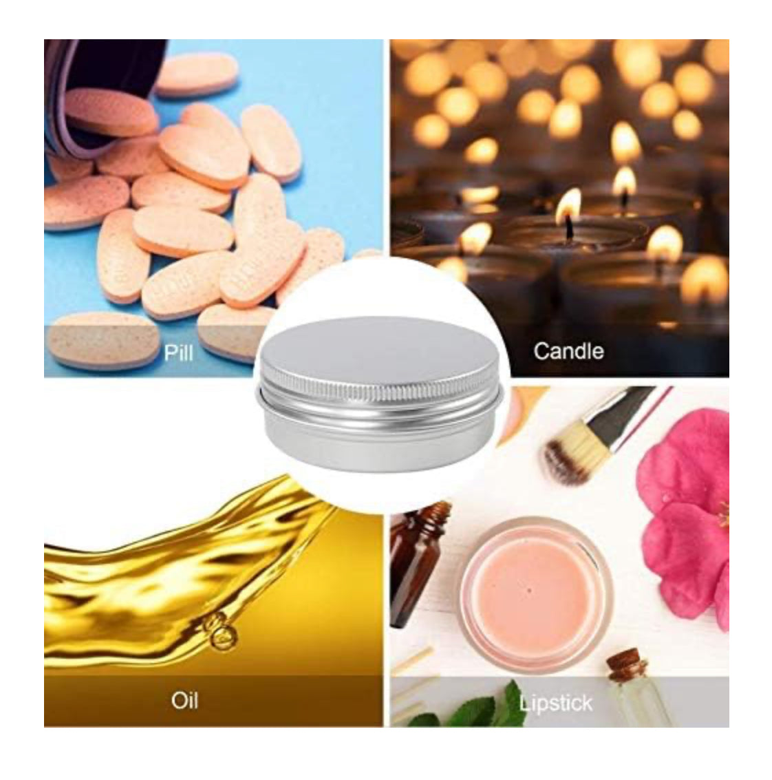 Envace de Aluminio de 1 oz