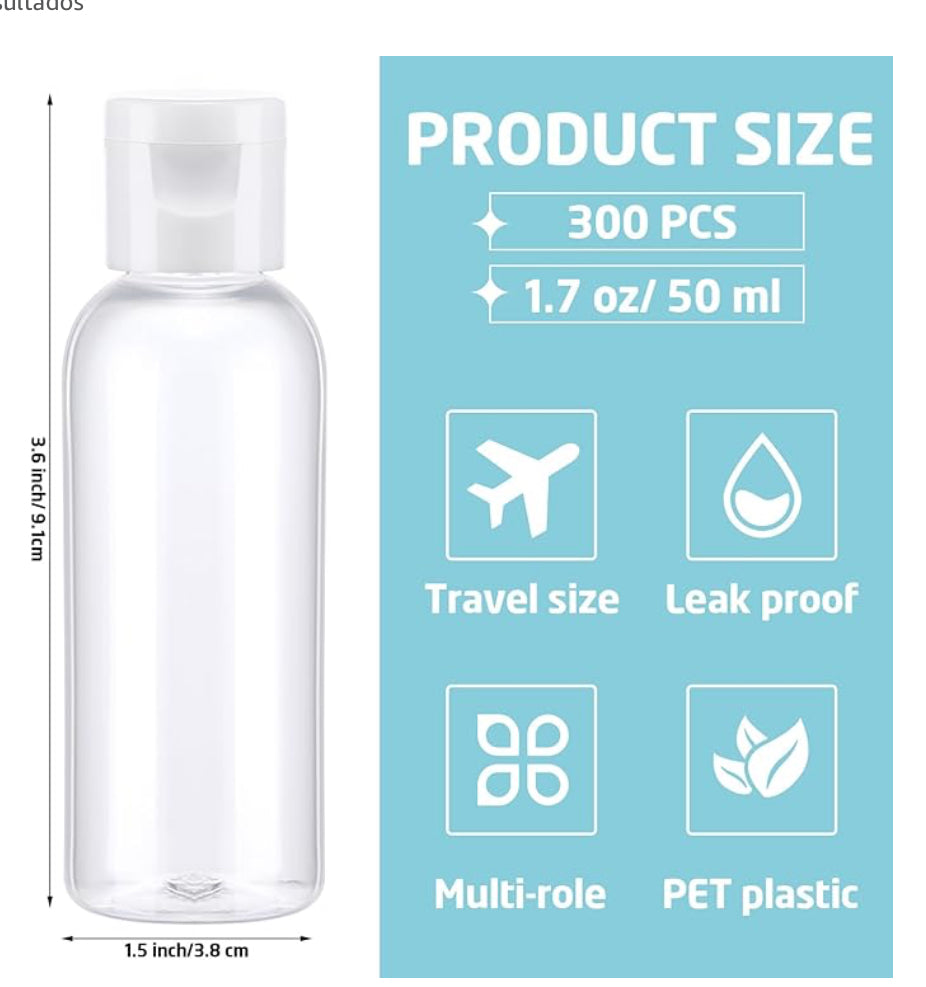 Botella de plástico 1.7oz