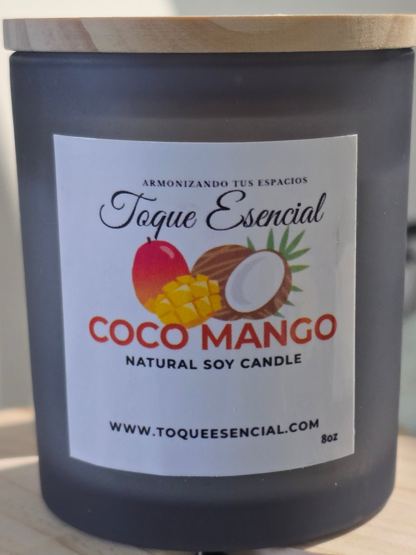 Vela de Coco Mango