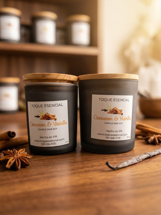 Vela de Cinnamon Vanilla